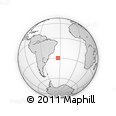 Outline Map of the Area around 29° 54' 34" S, 33° 55' 29" W, rectangular outline