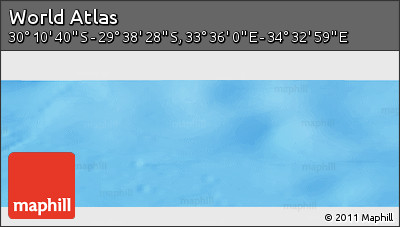 Physical Panoramic Map of the Area around 29° 54' 34" S, 34° 4' 30" E