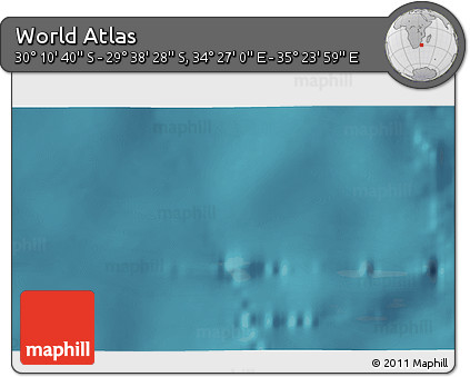 Satellite 3D Map of the Area around 29° 54' 34" S, 34° 55' 29" E