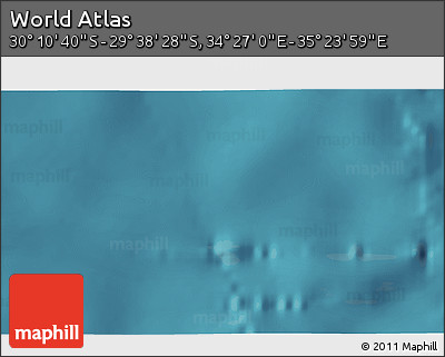 Satellite 3D Map of the Area around 29° 54' 34" S, 34° 55' 29" E
