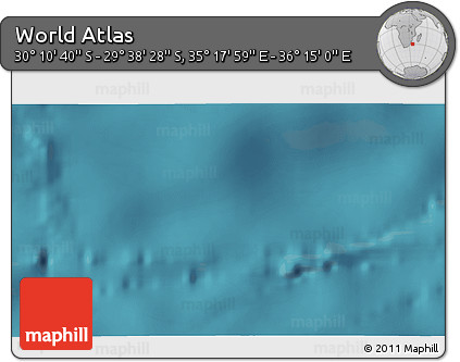 Satellite 3D Map of the Area around 29° 54' 34" S, 35° 46' 29" E
