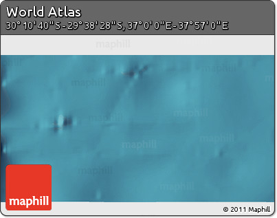 Satellite 3D Map of the Area around 29° 54' 34" S, 37° 28' 30" E