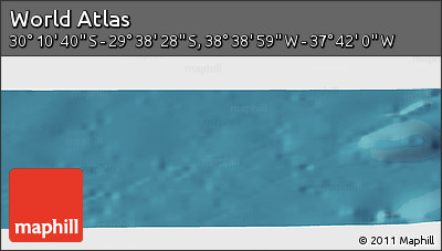 Satellite Panoramic Map of the Area around 29° 54' 34" S, 38° 10' 29" W