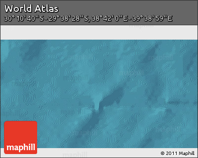 Satellite 3D Map of the Area around 29° 54' 34" S, 39° 10' 29" E