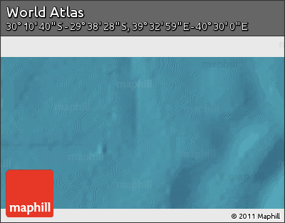 Satellite 3D Map of the Area around 29° 54' 34" S, 40° 1' 29" E