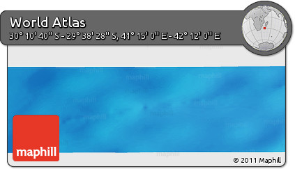 Physical Panoramic Map of the Area around 29° 54' 34" S, 41° 43' 30" E
