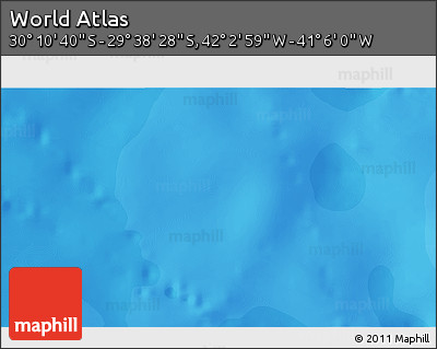 Political 3D Map of the Area around 29° 54' 34" S, 41° 34' 30" W