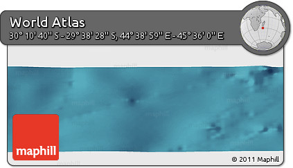 Satellite Panoramic Map of the Area around 29° 54' 34" S, 45° 7' 30" E