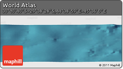 Satellite Panoramic Map of the Area around 29° 54' 34" S, 45° 7' 30" E