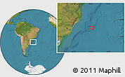 Satellite Location Map of the area around 29° 54' 34" S, 46° 40' 29" W
