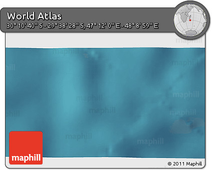 Satellite 3D Map of the Area around 29° 54' 34" S, 47° 40' 29" E