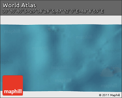 Satellite 3D Map of the Area around 29° 54' 34" S, 47° 40' 29" E