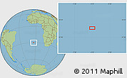Savanna Style Location Map of the area around 29° 54' 34" S, 4° 10' 30" W