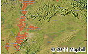 Satellite Map of the area around 29° 54' 34" S, 50° 55' 29" W