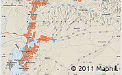 Shaded Relief Map of Capela de Santana
