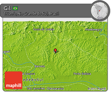 Physical 3D Map of Gil