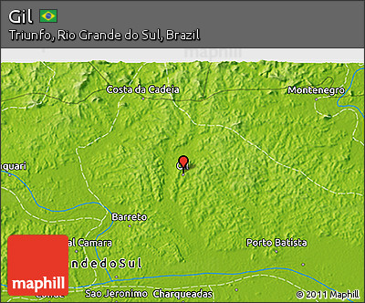 Physical 3D Map of Gil