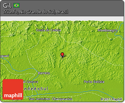 Physical 3D Map of Gil