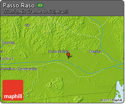 Physical 3D Map of Passo Raso