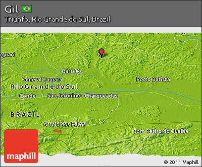 Physical Panoramic Map of Gil