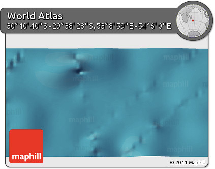 Satellite 3D Map of the Area around 29° 54' 34" S, 53° 37' 30" E