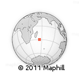 Outline Map of the Area around 29° 54' 34" S, 54° 28' 30" E, rectangular outline