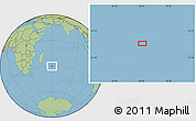Savanna Style Location Map of the area around 29° 54' 34" S, 59° 34' 30" E