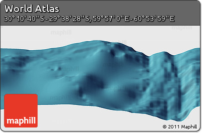 Satellite Panoramic Map of the Area around 29° 54' 34" S, 60° 25' 29" E