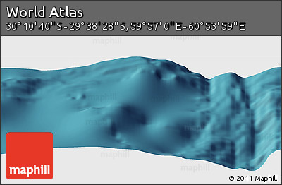 Satellite Panoramic Map of the Area around 29° 54' 34" S, 60° 25' 29" E