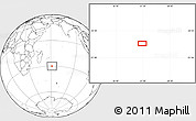 Blank Location Map of the area around 29° 54' 34" S, 61° 16' 29" E