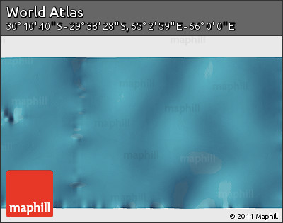 Satellite 3D Map of the Area around 29° 54' 34" S, 65° 31' 30" E