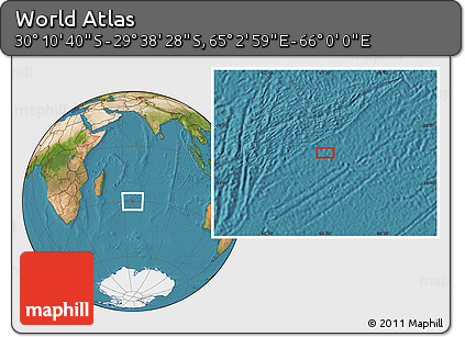 Satellite Location Map of the Area around 29° 54' 34" S, 65° 31' 30" E