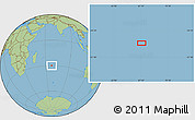 Savanna Style Location Map of the area around 29° 54' 34" S, 67° 13' 29" E