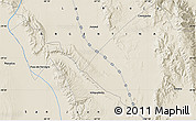 Shaded Relief Map of Ichigualasto