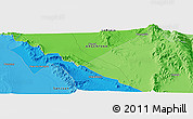 Political Panoramic Map of the area around 29° 54' 34" S, 67° 55' 30" W