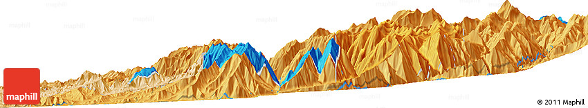 Political Horizon Map of the Area around 29° 54' 34" S, 70° 28' 29" W Political Horizon Map of the Area around 29° 54' 34" S, 70° 28' 29" W