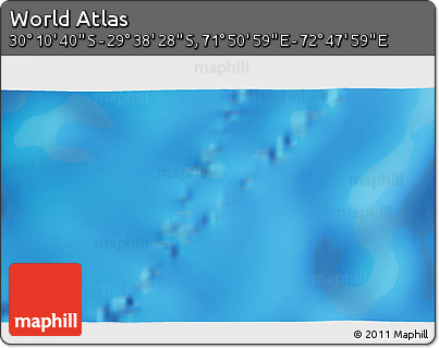 Physical 3D Map of the Area around 29° 54' 34" S, 72° 19' 29" E