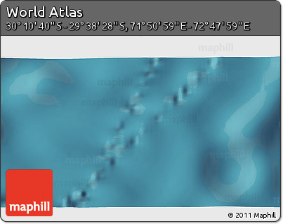 Satellite 3D Map of the Area around 29° 54' 34" S, 72° 19' 29" E