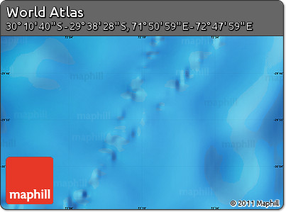 Physical Map of the Area around 29° 54' 34" S, 72° 19' 29" E
