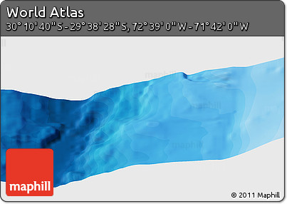 Political Panoramic Map of the Area around 29° 54' 34" S, 72° 10' 30" W