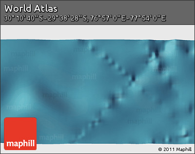 Satellite 3D Map of the Area around 29° 54' 34" S, 77° 25' 30" E