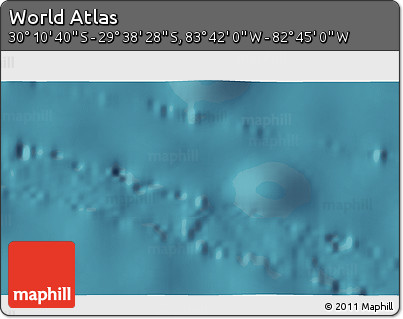 Satellite 3D Map of the Area around 29° 54' 34" S, 83° 13' 29" W
