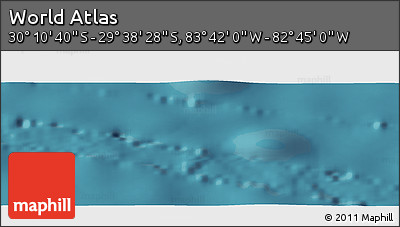 Satellite Panoramic Map of the Area around 29° 54' 34" S, 83° 13' 29" W