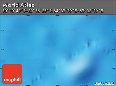 Physical Map of the Area around 29° 54' 34" S, 85° 4' 29" E