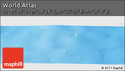 Physical Panoramic Map of the Area around 29° 54' 34" S, 91° 1' 30" E