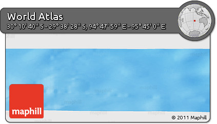 Physical Panoramic Map of the Area around 29° 54' 34" S, 95° 16' 30" E