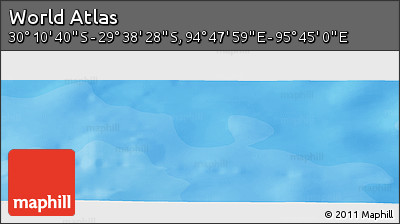 Political Panoramic Map of the Area around 29° 54' 34" S, 95° 16' 30" E