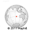 Outline Map of the Area around 29° 54' 34" S, 96° 58' 29" E, rectangular outline