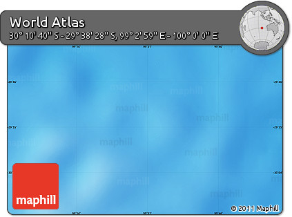 Physical Map of the Area around 29° 54' 34" S, 99° 31' 30" E