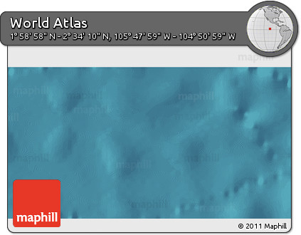 Satellite 3D Map of the Area around 2° 16' 34" N, 105° 19' 29" W